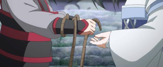 魔道q:魏无羡玩捆绑play,自捆双手送忘机,蓝湛的"反弹"厉害