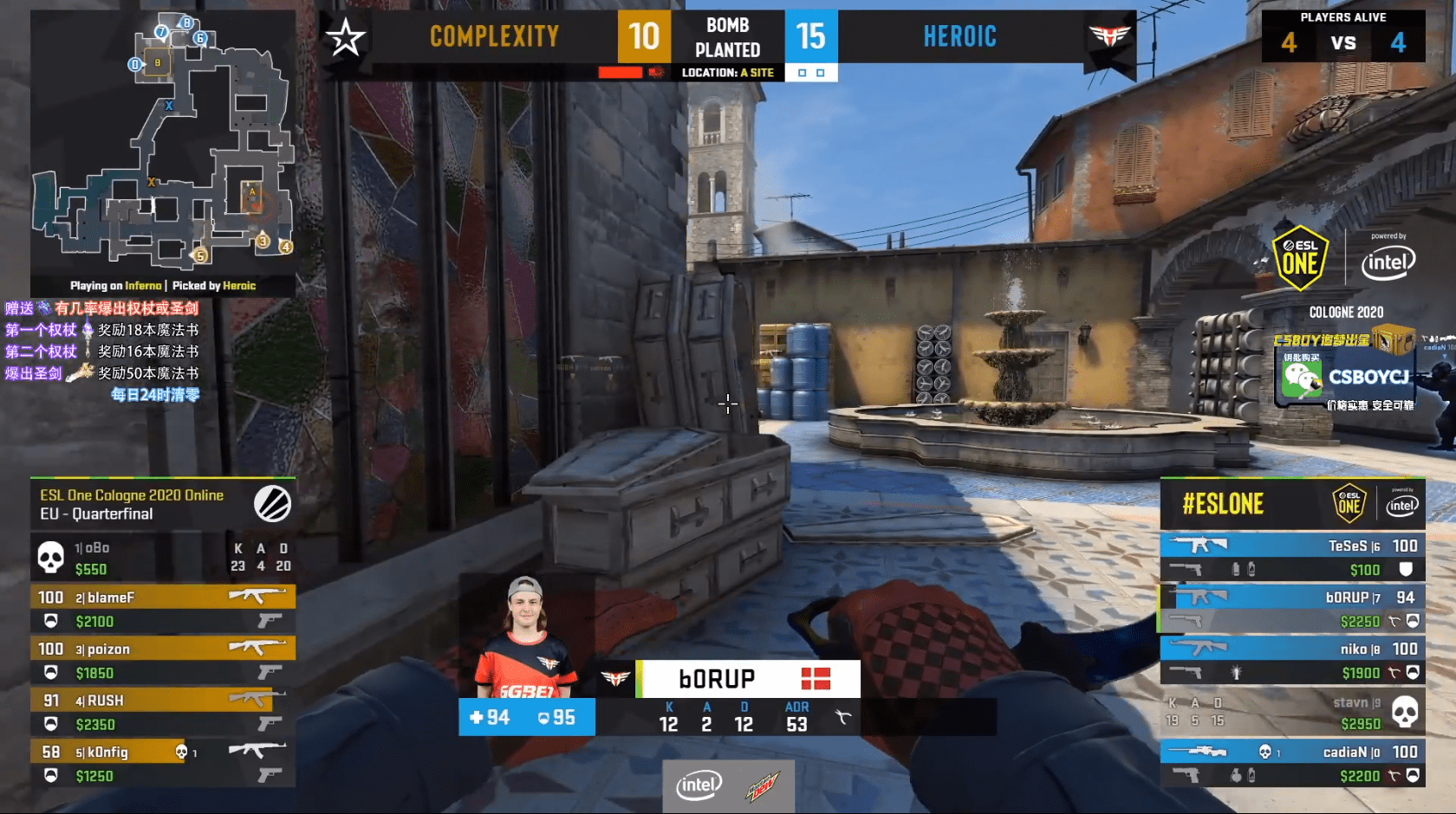 csgo:esl one赛况激烈!欧洲区两匹黑马相遇结果如何?_比赛