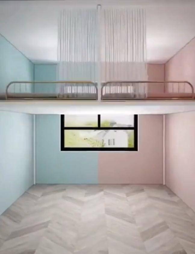 8㎡卧室一层变两层,好看又实用