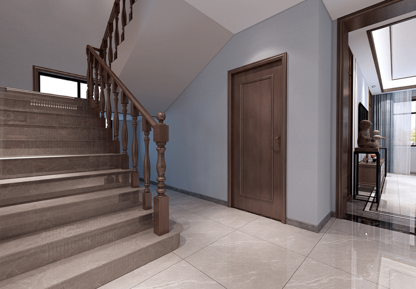 别墅装修|诸暨500㎡自建别墅装修案例,新中式装修风格宁静优雅