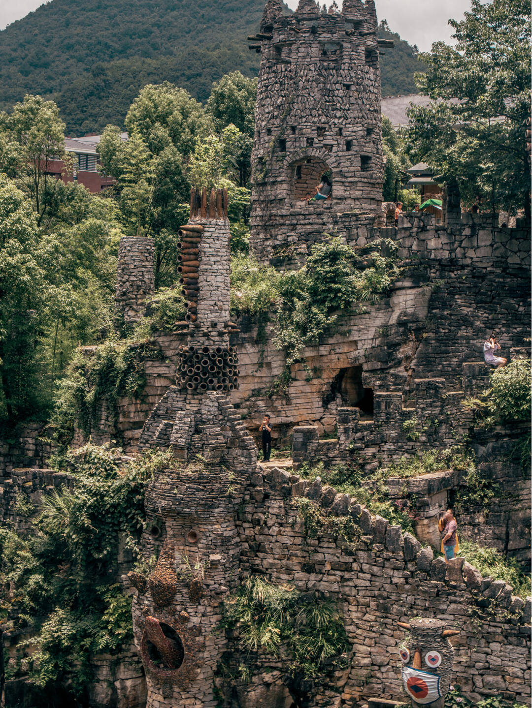 67【小众探幽】 神秘的花溪夜郎谷 梦幻的童话世界_古镇