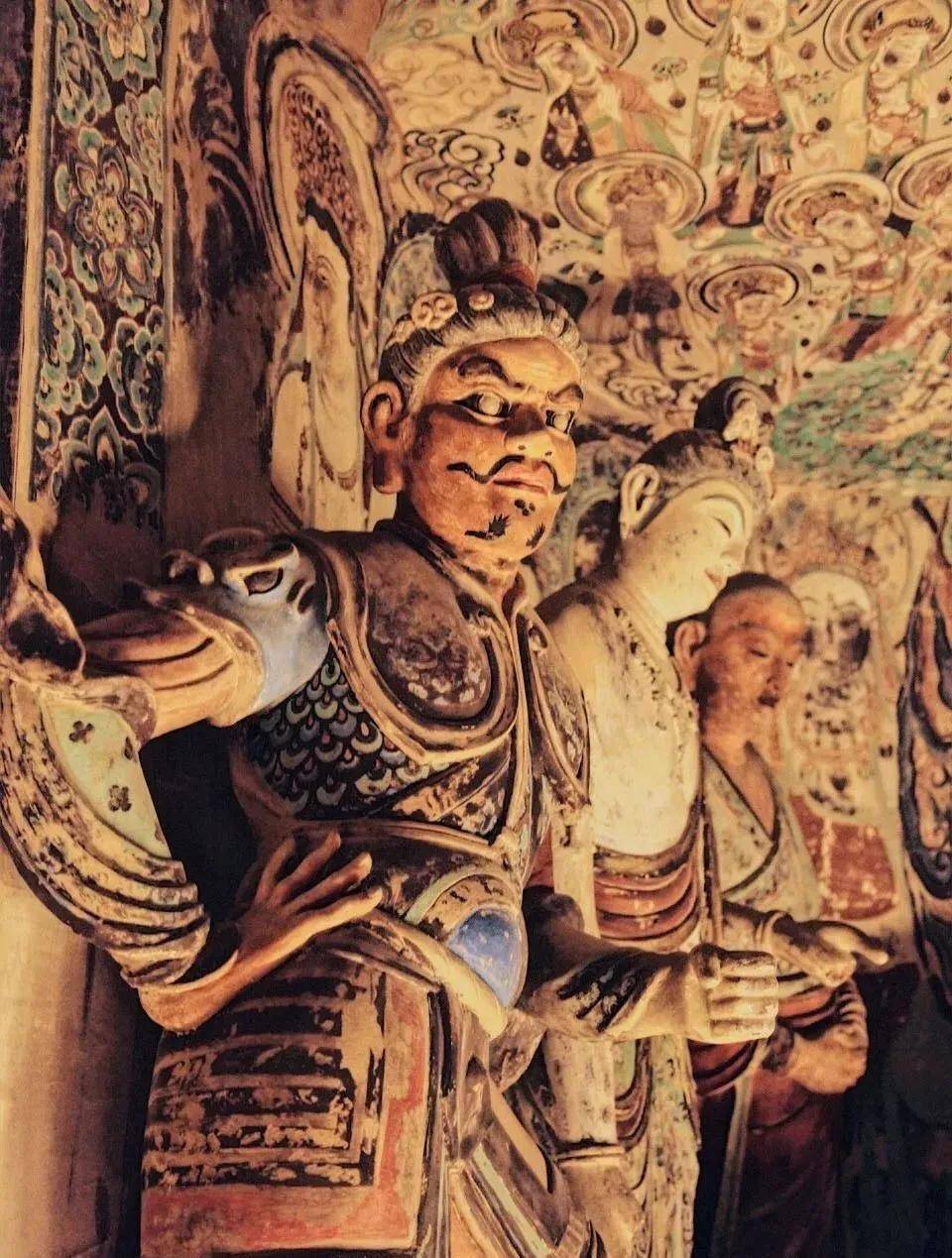 敦煌莫高窟塑像,榆林窟密教壁画