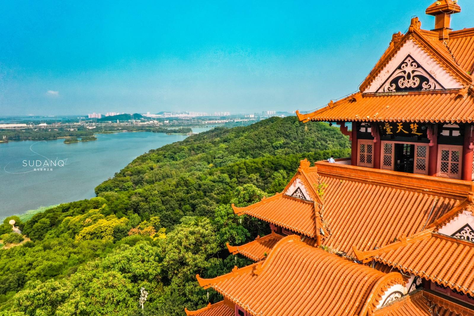 武汉楚天台:仿古代章华台而建,可媲美江南三大名楼