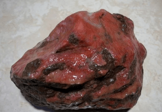 67花5千买下一块红珊瑚原石做出成品后看得人心恍惚