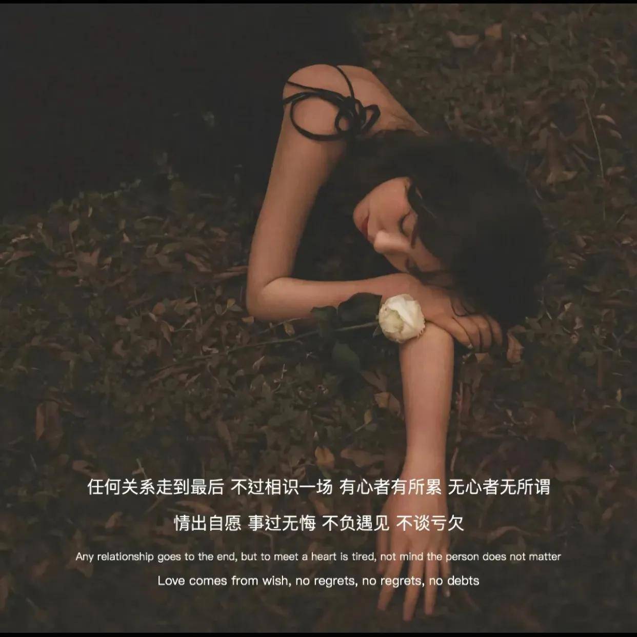 悲伤不必众人皆知总有风吹不散的认真这吹不出褶的平静日子也在闪光