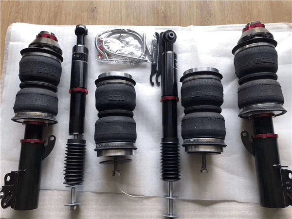 hf风格李洋讲述本田飞度gk5完美改装空气弹簧气压减震器