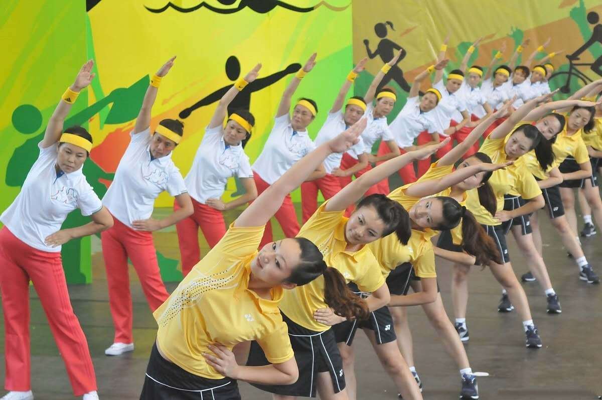 第八套广播体操从不屑到喜欢我发现它才是健身操中的王炸