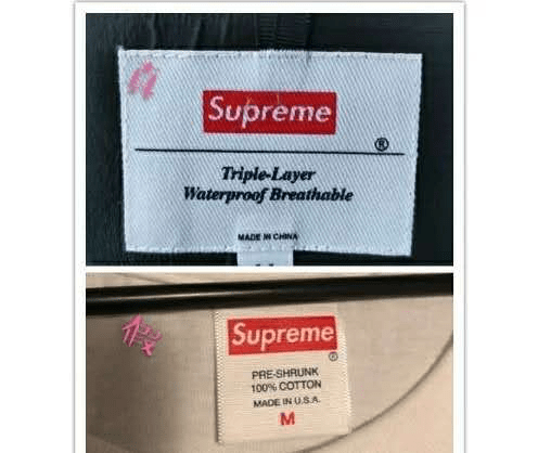 supreme银角真假对比图片