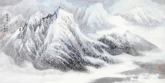 北国墨韵一李维康山水画作品展示