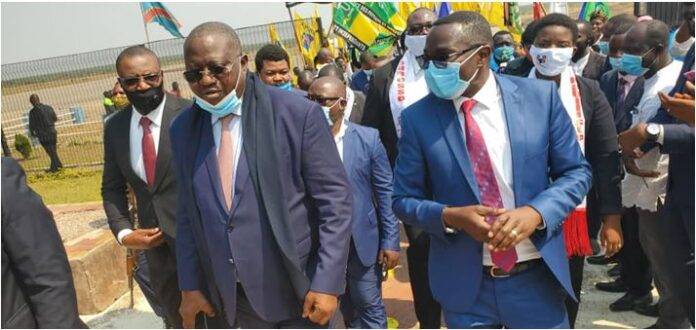 刚果金最强物流 || 刚果金工业部部长在科卢韦齐市主持了该市水泥厂的