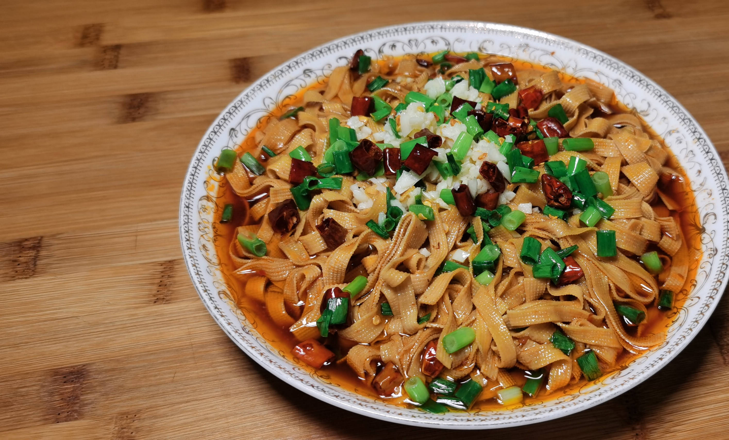 原创豆皮百吃不厌的做法锅里煮一煮好吃还不贵成本不超5块钱