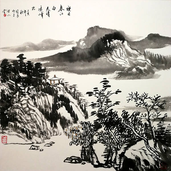 画家李国良山水画欣赏