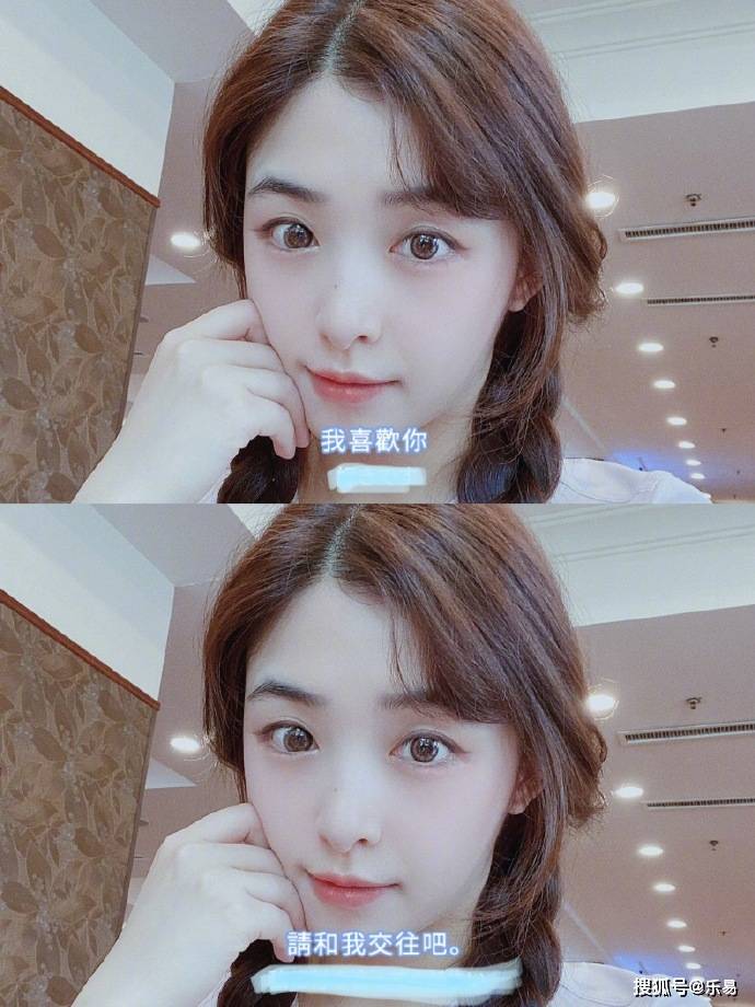 张含韵晒九宫格自拍脸颊红润皮肤水嫩似十八岁