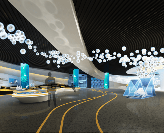 山水工装公司丨苏州工业园区物流园展销展厅设计