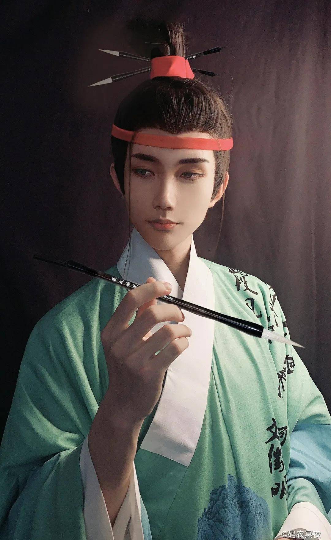 江南百景图沈周cos心心念念的沈大人从二次元出来了