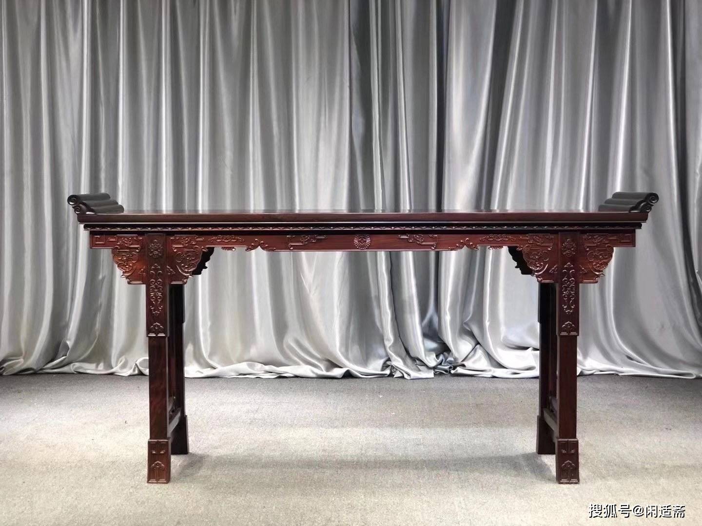 中式中堂,镇宅之器,翘头案_做工