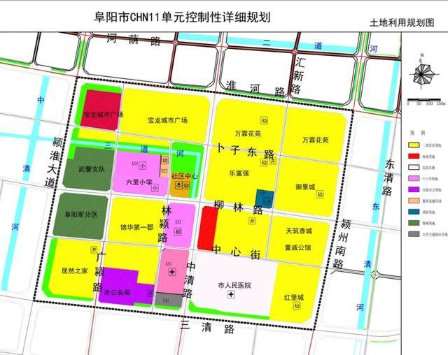 阜阳城南新区规划图图片