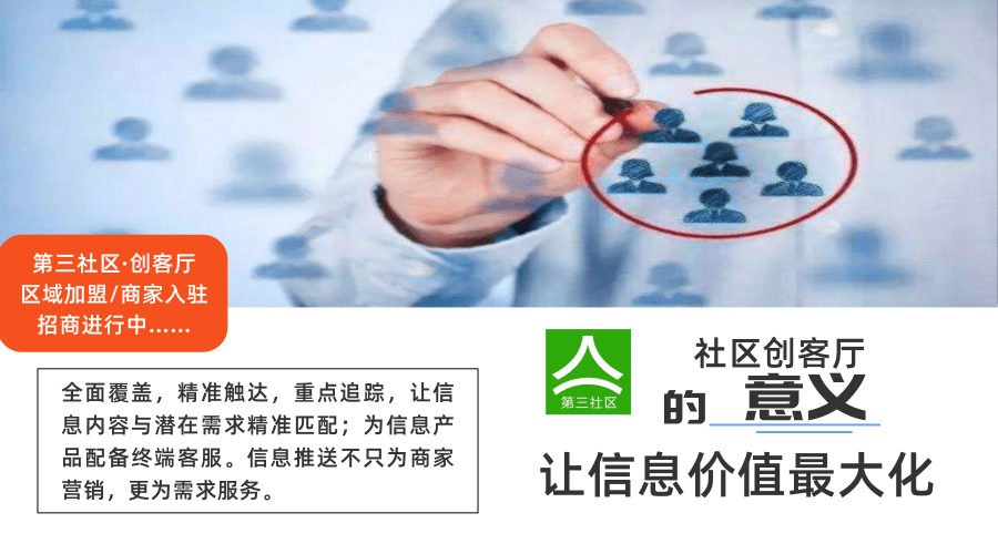 让您的产品或服务距离消费者更近一点第三社区创客厅