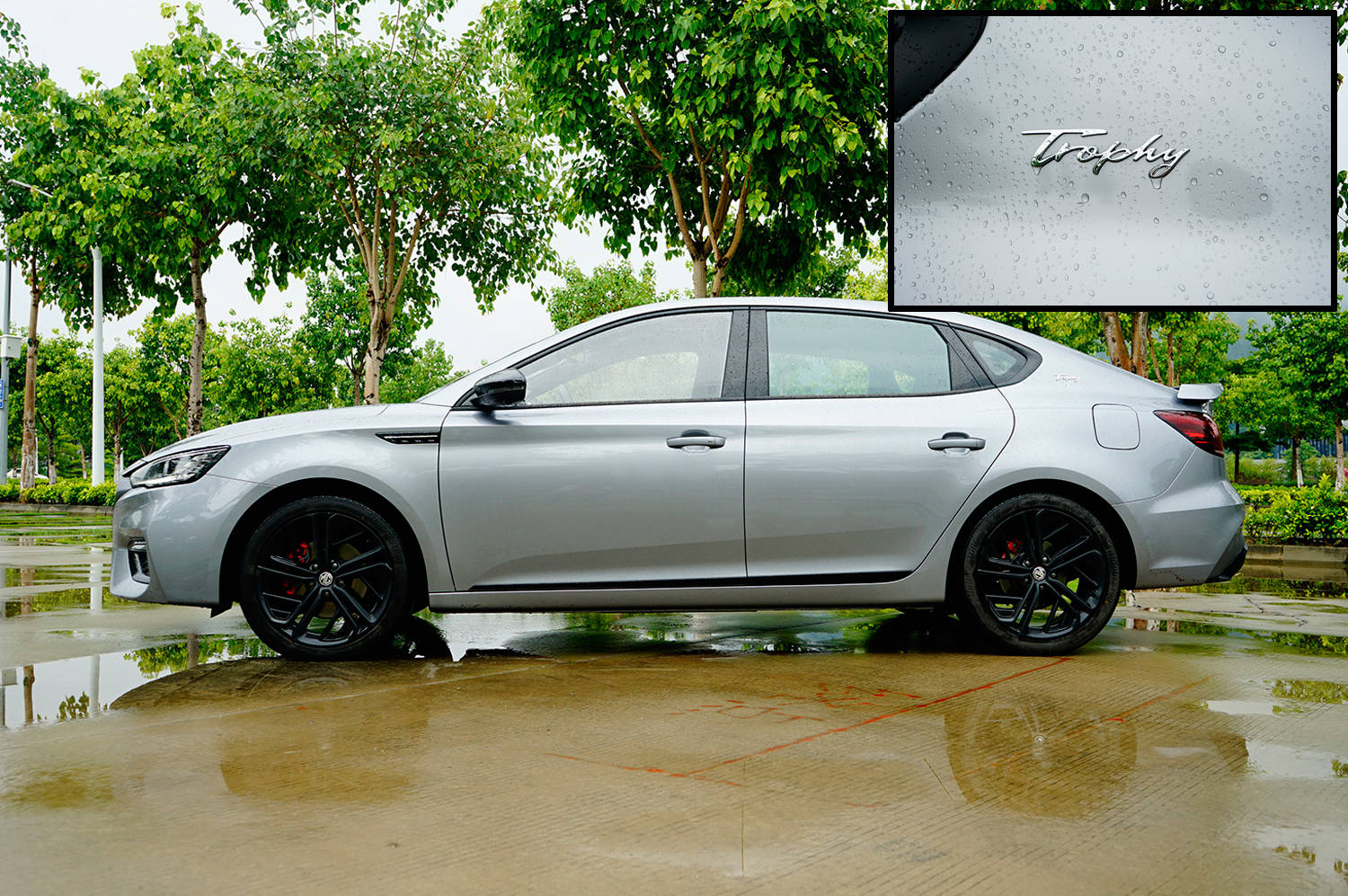 性能与外形更匹配全新名爵6混动trophy试驾测评