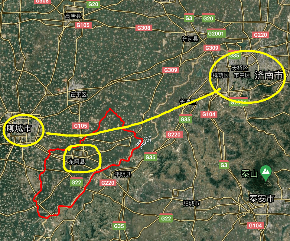 山东聊城市有一个县,拥有2条高速,是济南和聊城的"卫星城"