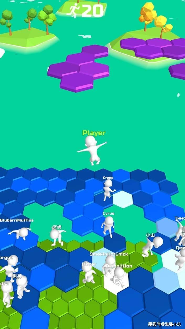 抢地盘题材大乱斗手游《别摔了》借力无接触竞争展开对抗