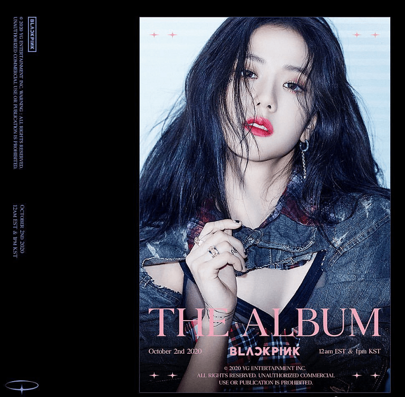 2020年9月22日,yg一早就公开了blackpink的成员jisoo的预告海报.