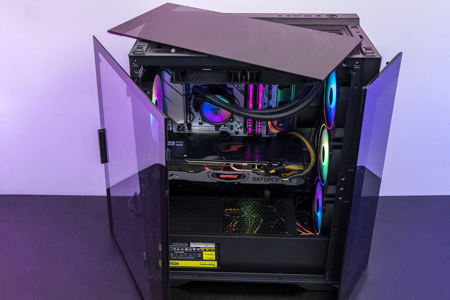 独此一家三面玻璃机箱,鑫谷直男3评测