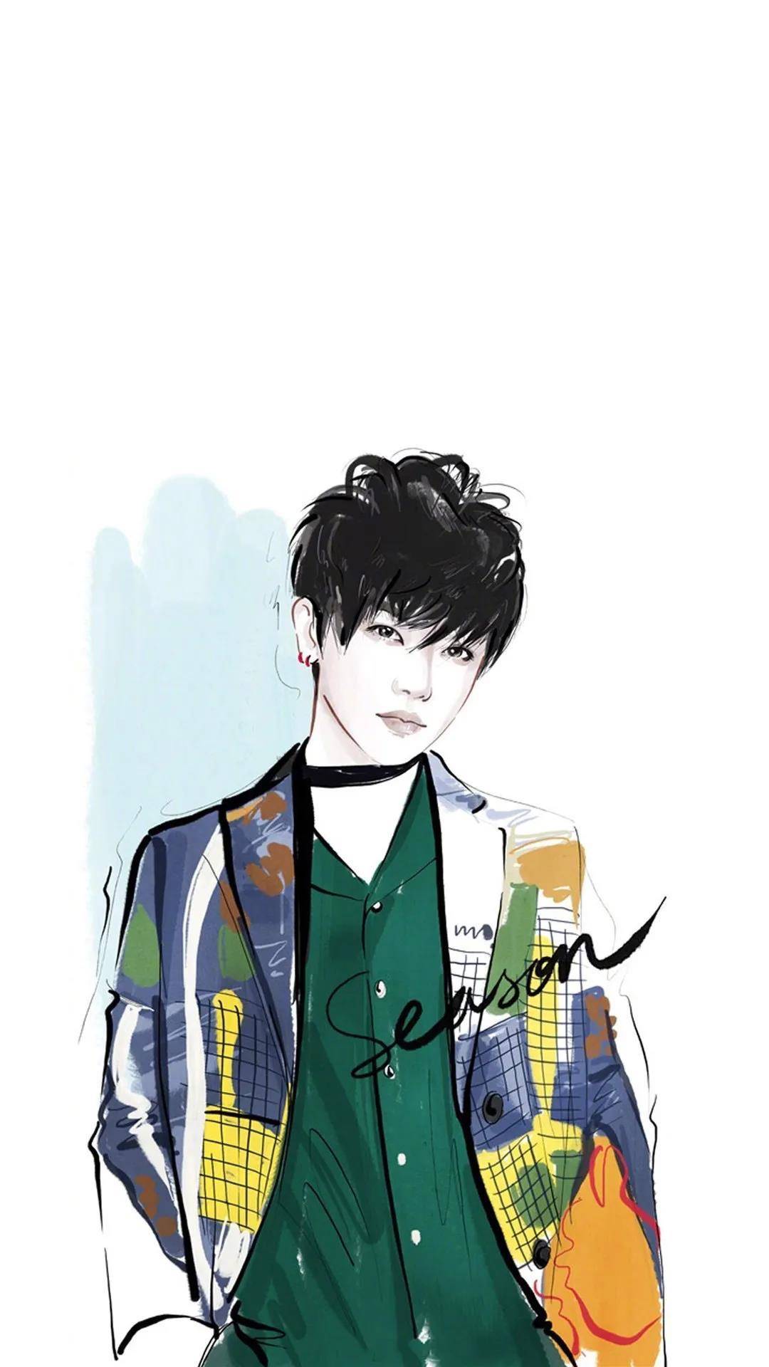 粉丝留言黄旭熙华晨宇白敬亭头像壁纸