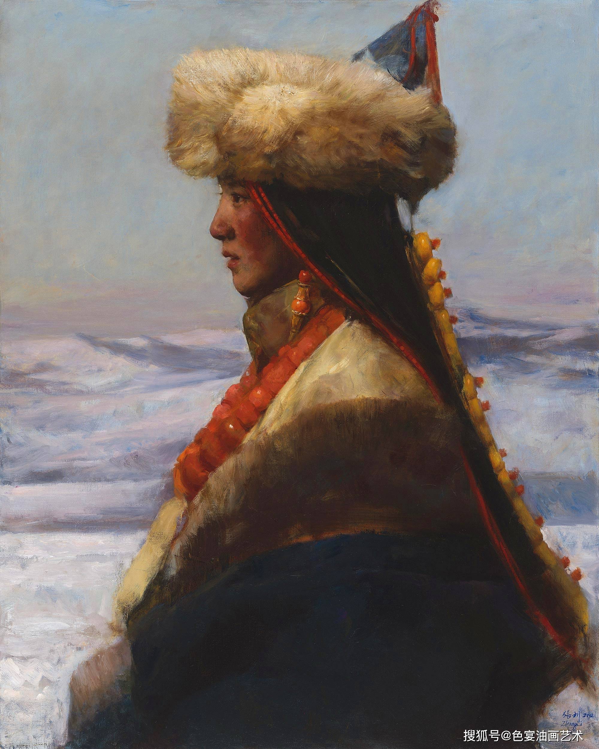 张利油画作品欣赏