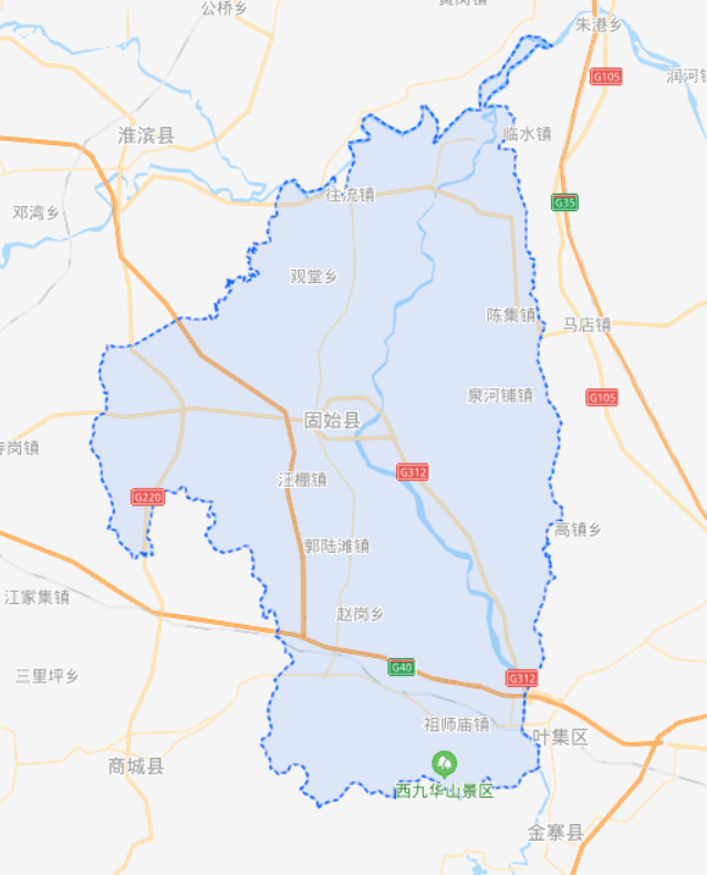 河南省信阳市一个人口大县,人口近180万,三面被安徽省包围