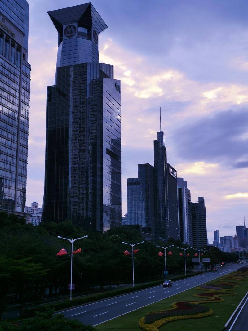 城外高速堵车成河深圳市区却如此静美这样的深圳难得一见