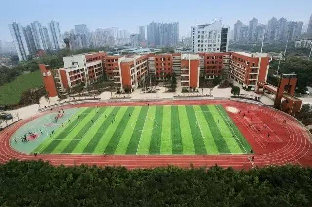 重庆渝高中学全景图片