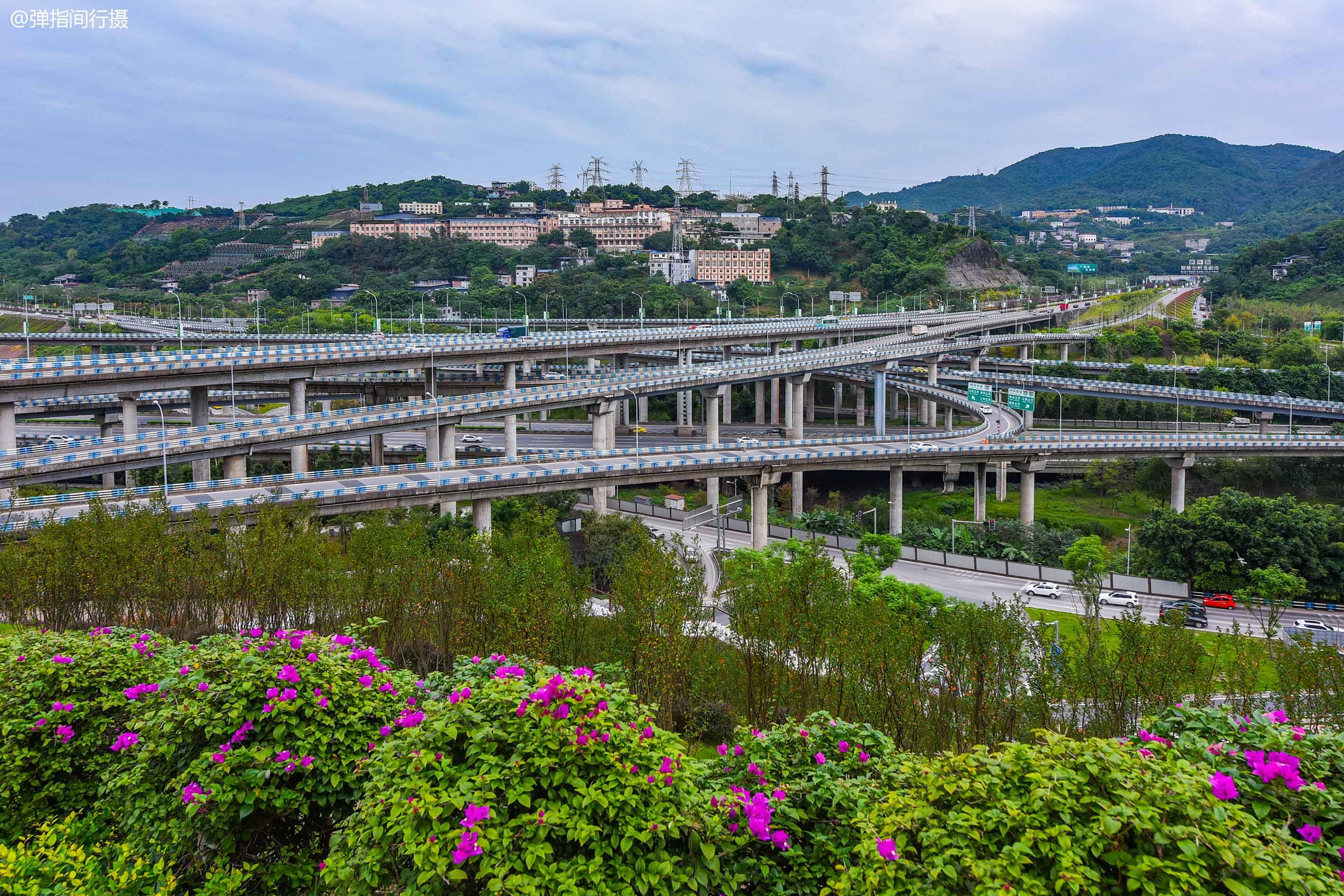 中国最复杂的立交桥,共有5层超20个匝道口,本地司机也常被绕晕_手机