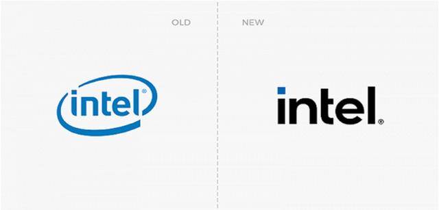 英特尔logo演变图片