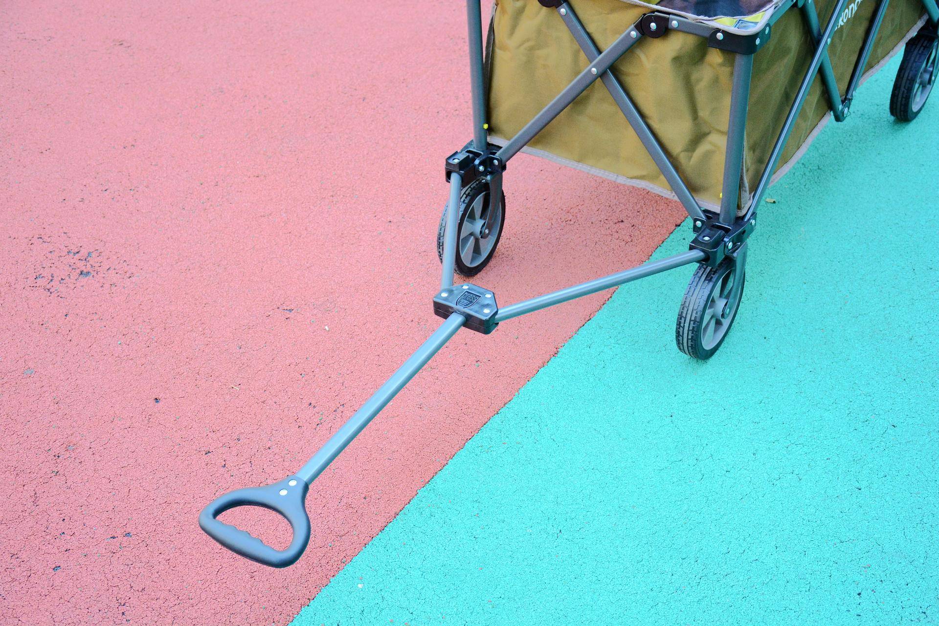 超小巧可折叠手拉车:承重100kg的乐空折叠车,摆摊拉货神器