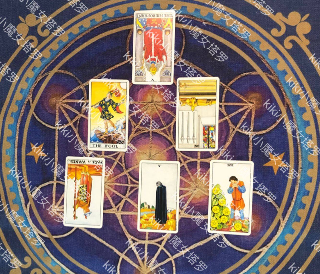 kiki小魔女塔罗2020处女座10月下半月感情面对不同阶段的迷茫