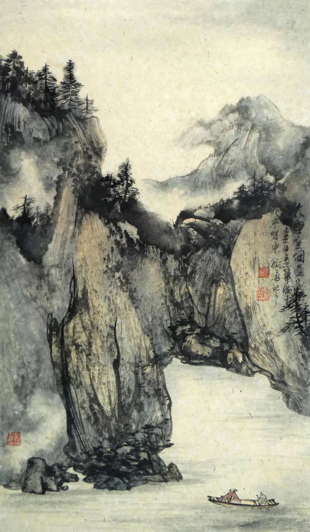 金树勇的山水虚无缥缈间散发着独特的水墨意境