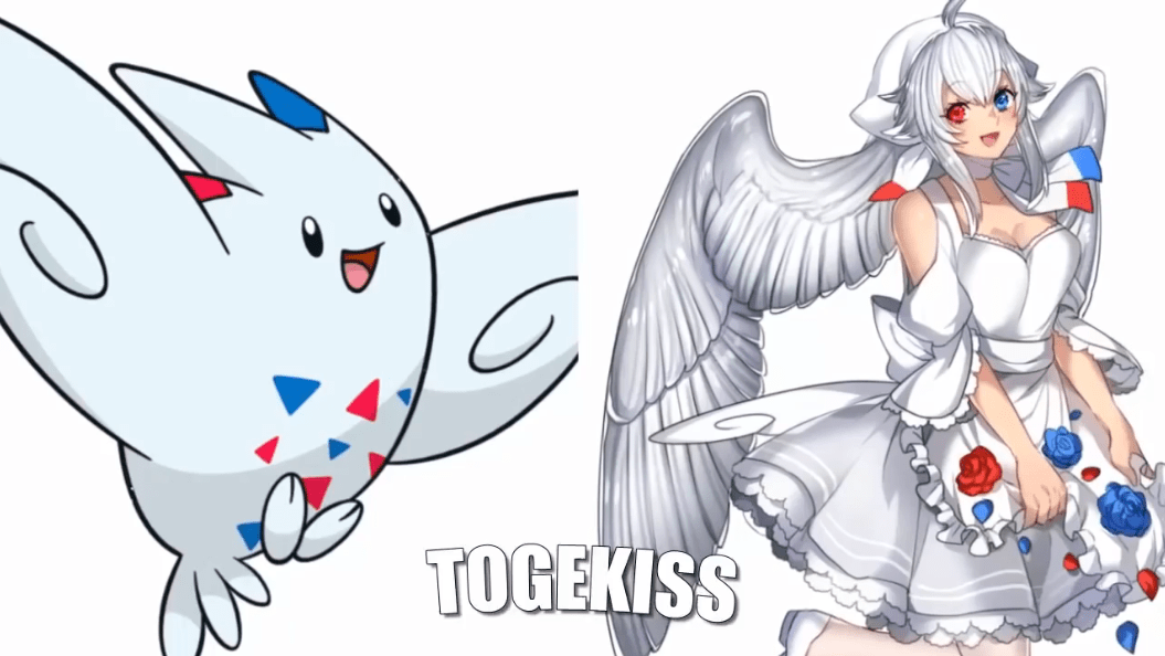 原创宝可梦变身小姐姐暴飞龙竟是位温柔妹子仙子伊布化身可爱仙女