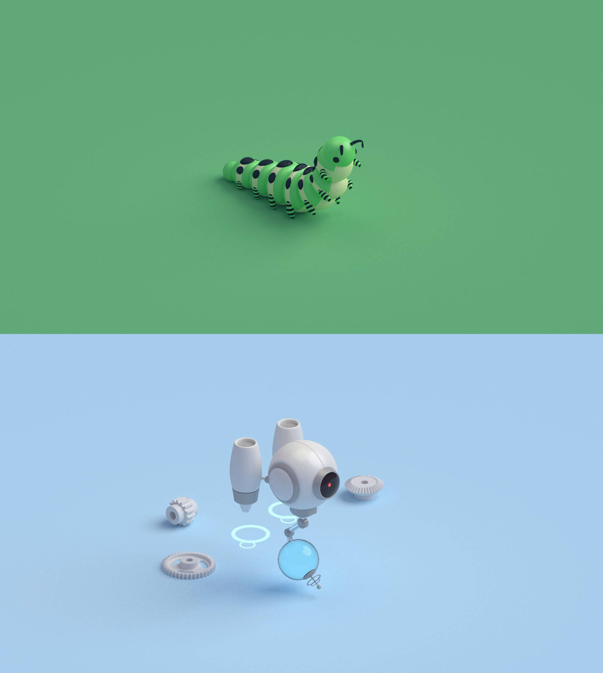 4d风格设计作品!就是很立体