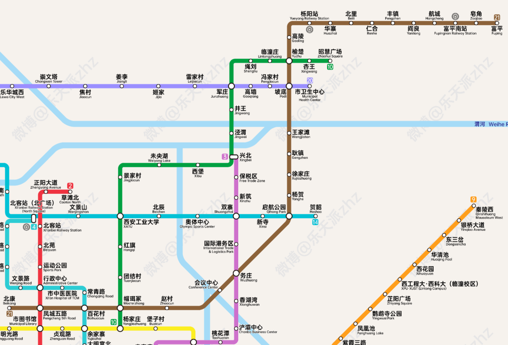 富平首條地鐵規劃曝光!直通西安主城區,串聯高陵閻良