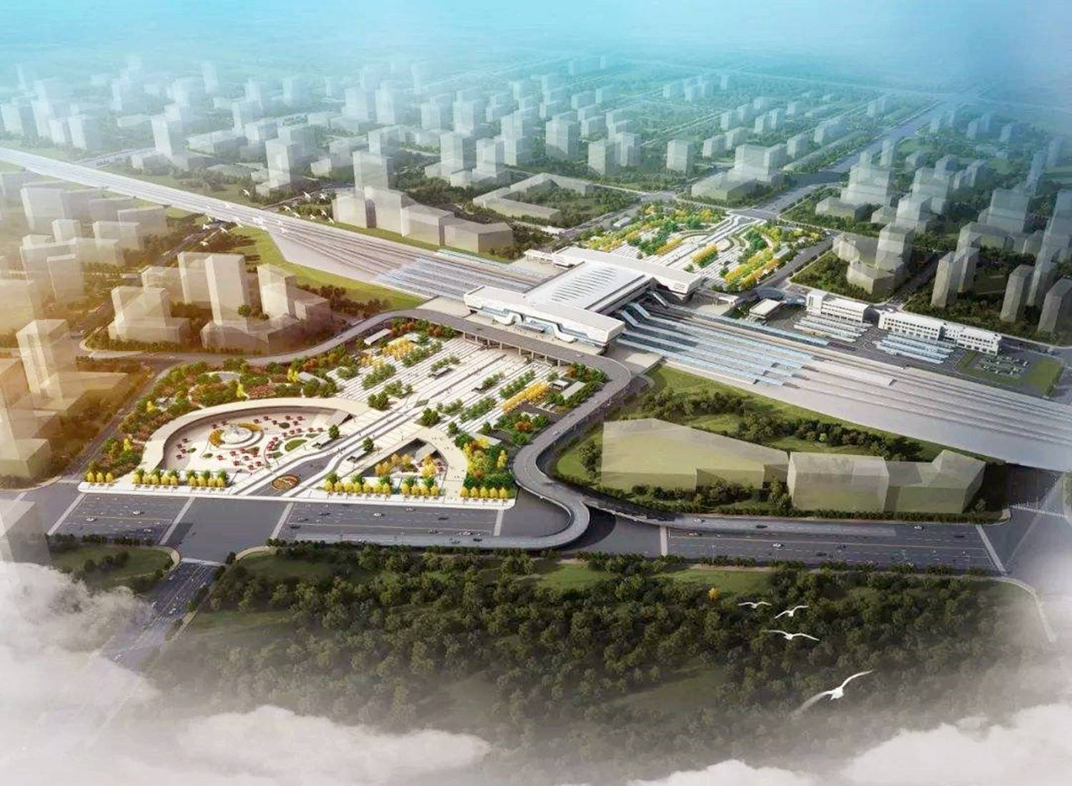 安徽这座城市在建第二座高铁站站台规模2台6线助力旅游业发展