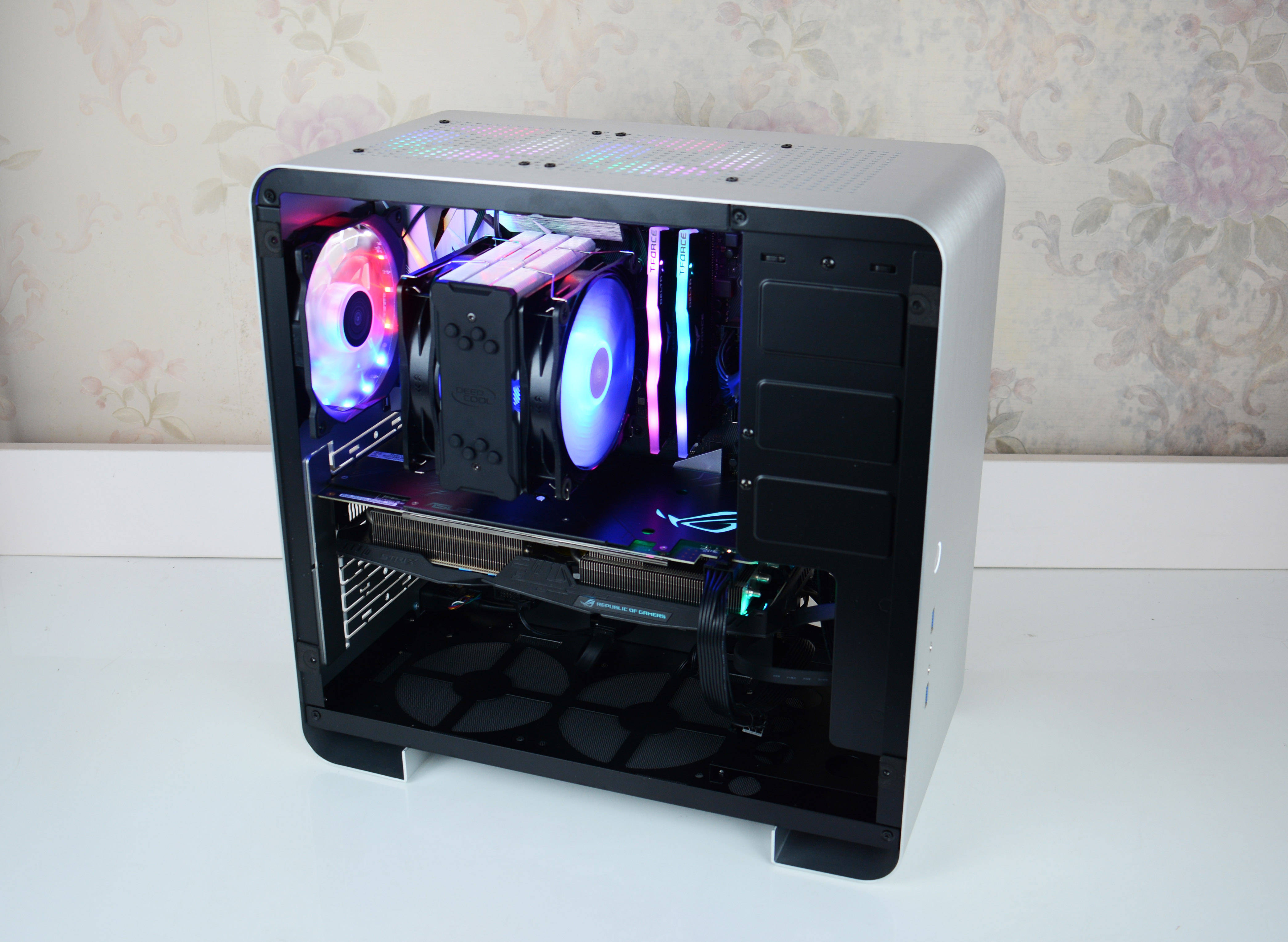 解毒,铝镁合金机箱有点靓,乔思伯u4 plus机箱 装机体验