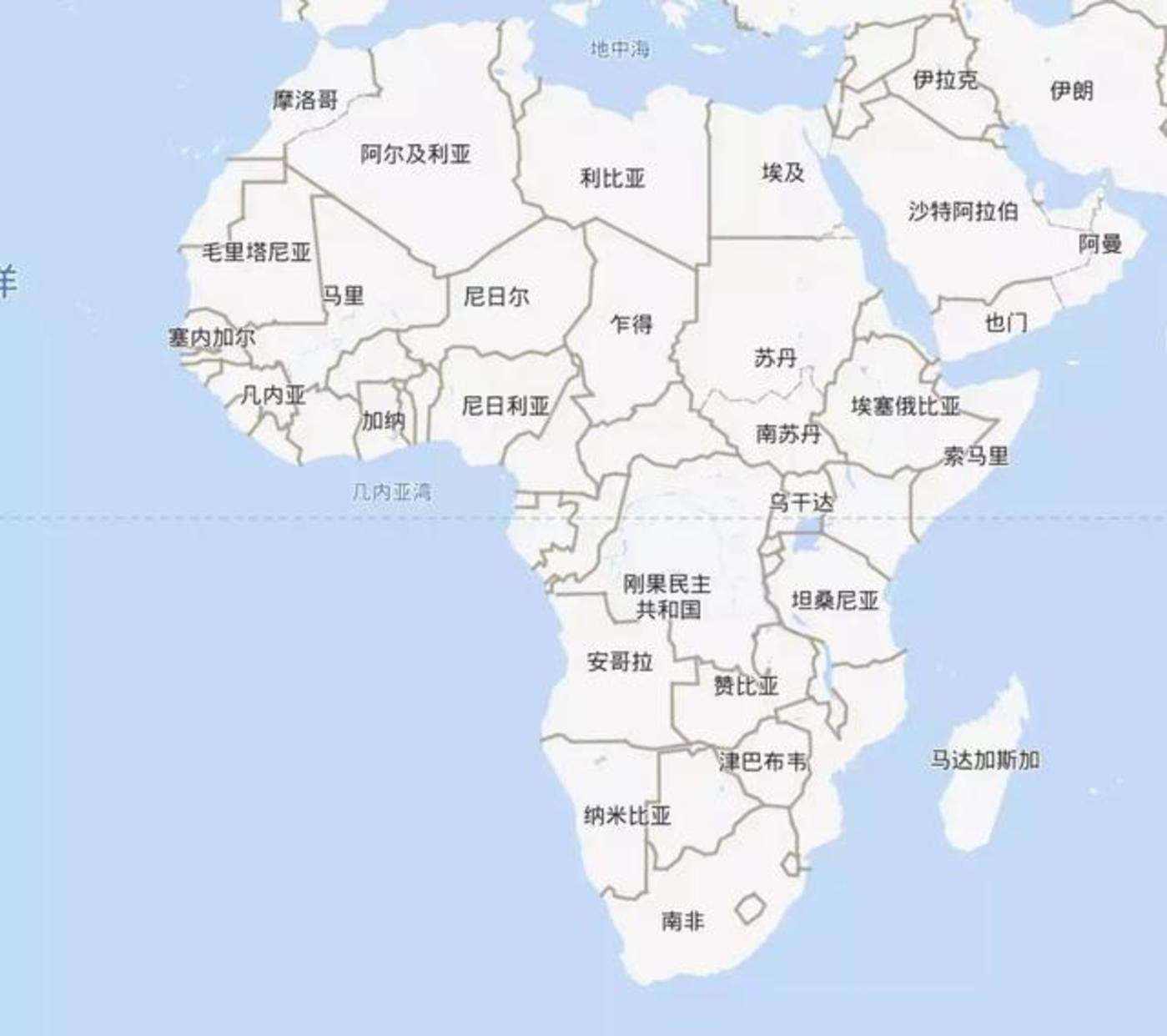 卢旺达在地图上的位置图片