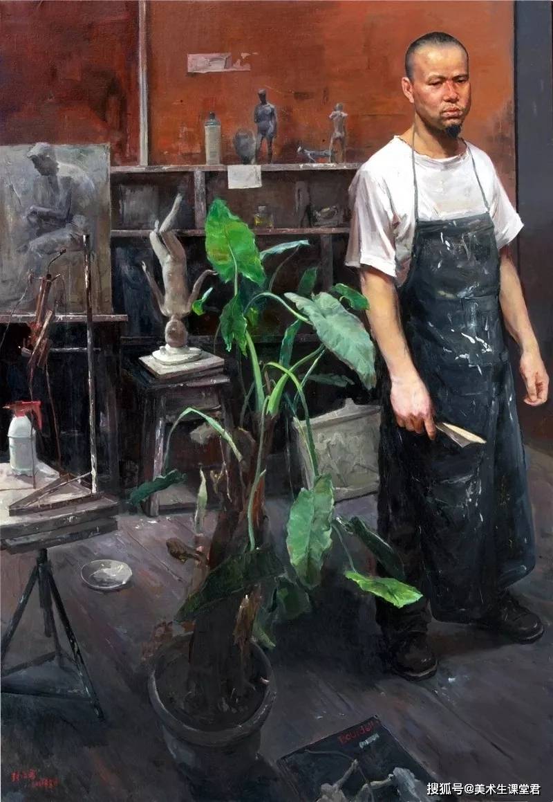 中国美院油画系主任:封治国 肖像系列作品