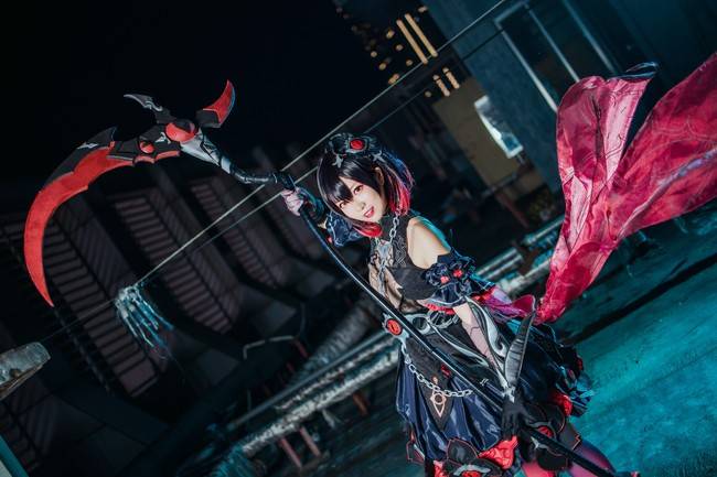 cos崩坏学园3希儿芙乐艾彼岸双生cos正片