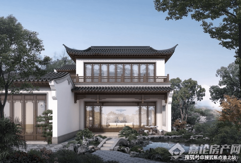 蓝城春风如意合院效果图蓝城小镇合院实景蓝城春风如意的创新新中式