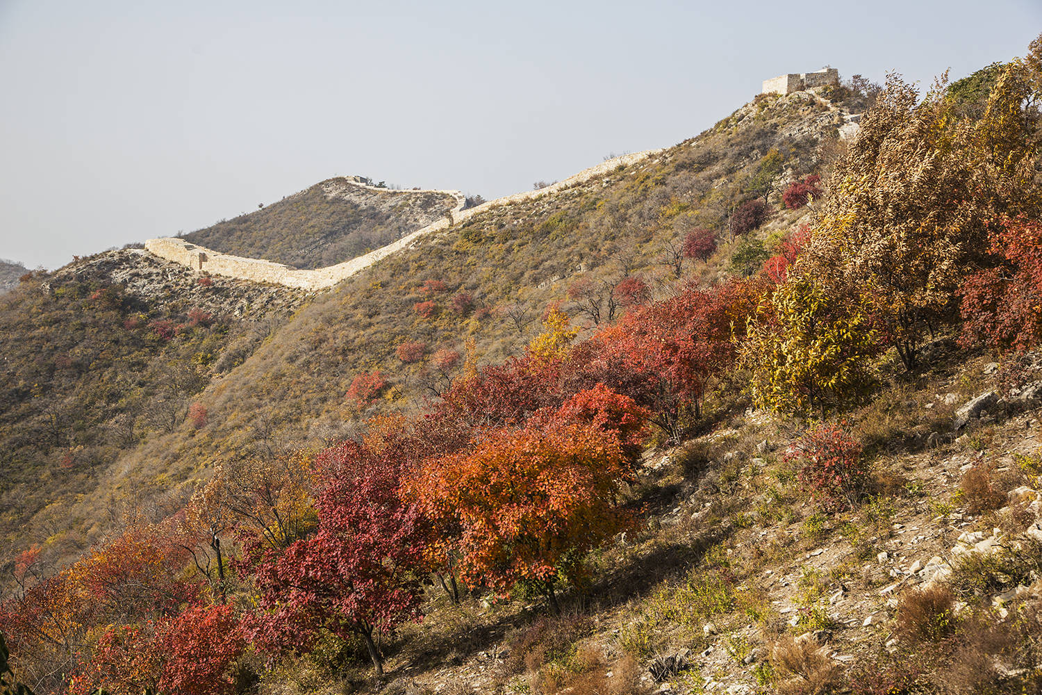 一脚踏三省徒步行摄红石门长城