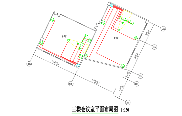 编辑 游客中心会议室平面布局图