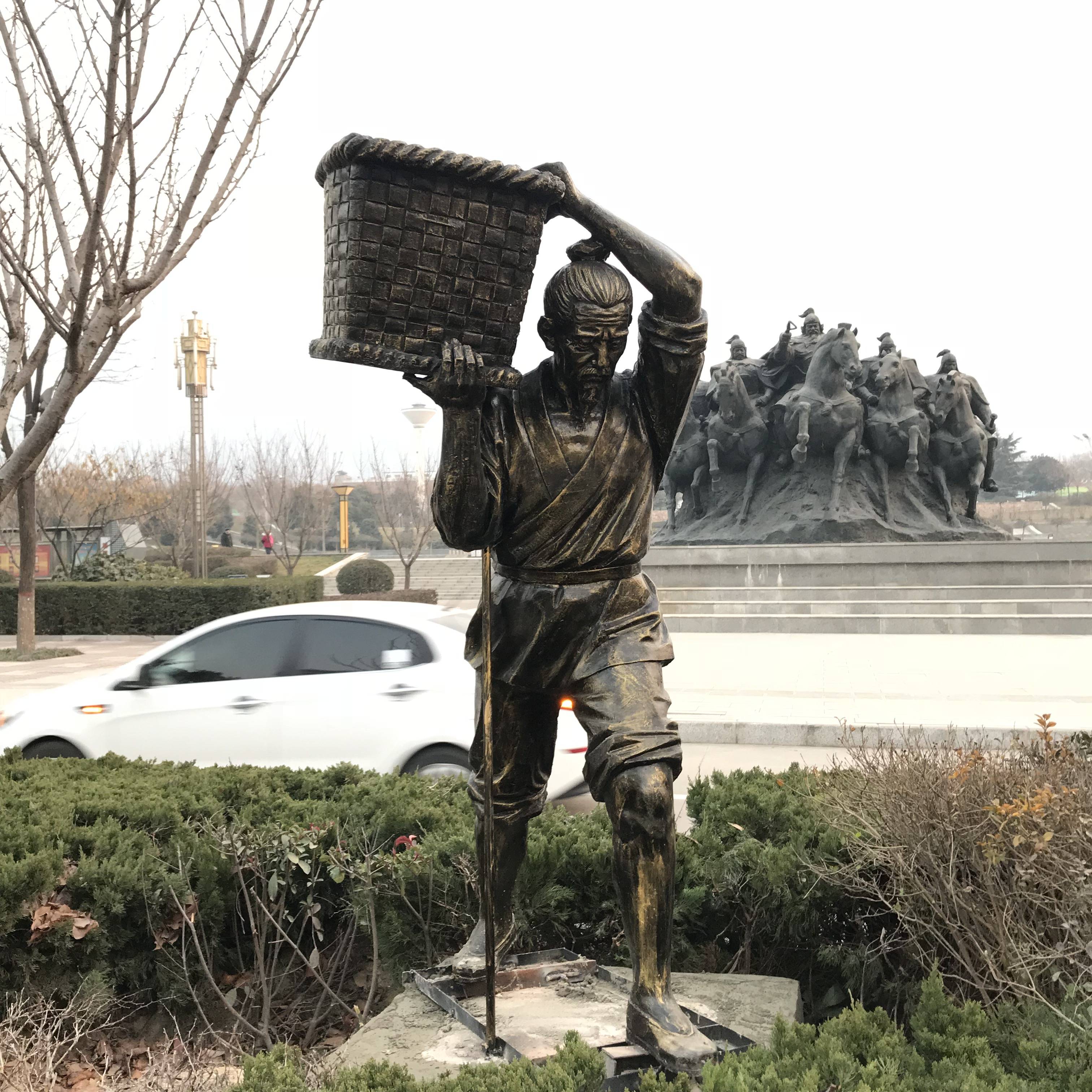 传承农耕文化主题雕塑