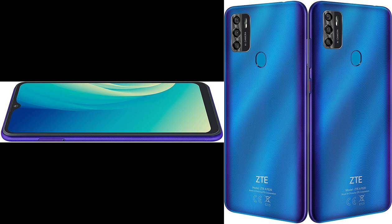 中兴blade a7s 2020发布:720p 16mp三摄 4000mah,约1168元!